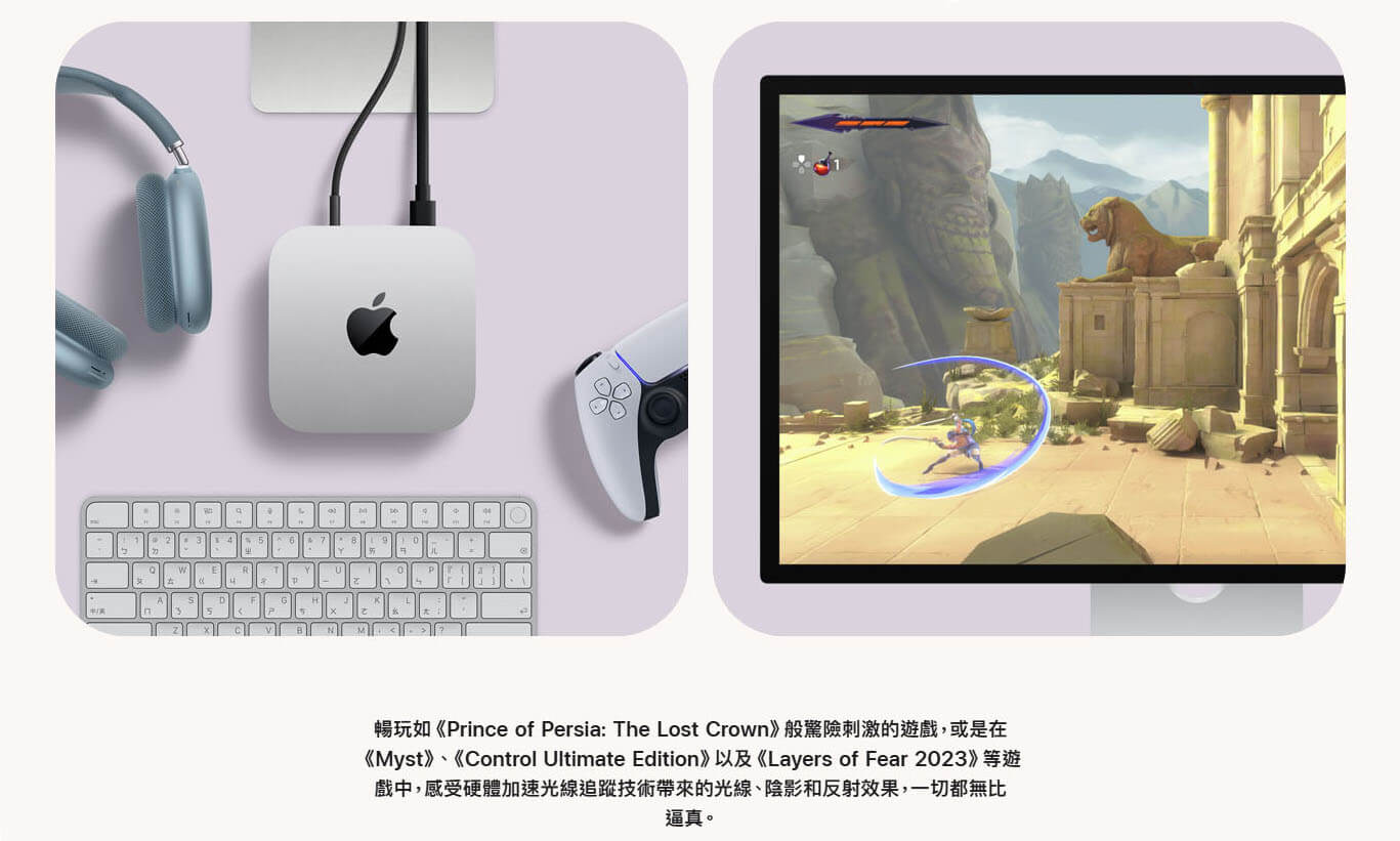 Apple Mac mini M4晶片 10核 CPU / 10核 GPU + 16GB 記憶體 + 512GB SSD