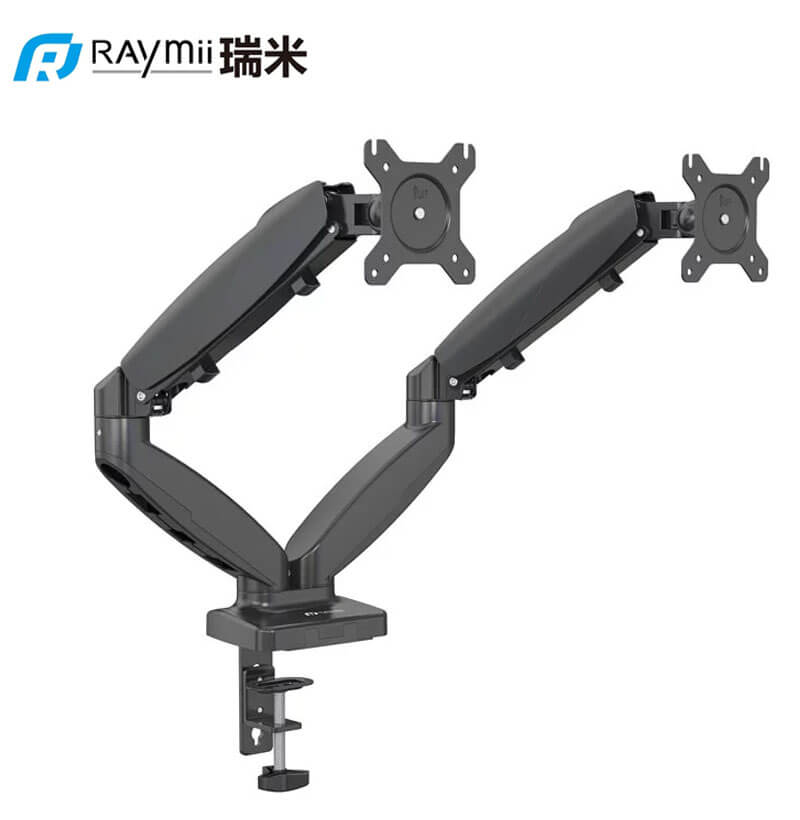 Raymii 瑞米 VS-89 氣壓式雙螢幕架 鋁合金氣壓螢幕支架 旋轉升降電腦桌架 1 Raymii 瑞米 VS-89 氣壓式雙螢幕支架 雙螢幕桌上型 螢幕架 旋轉升降 電腦螢幕支架